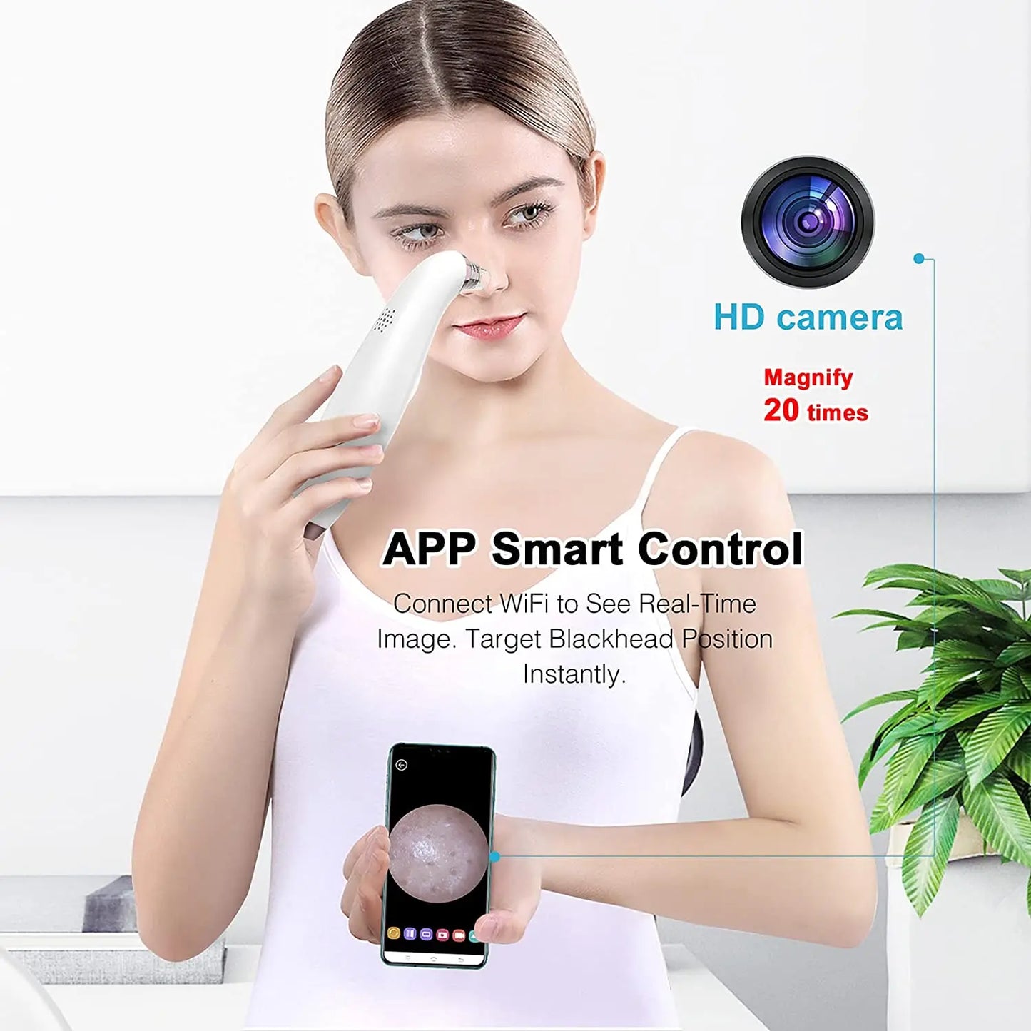 🌀 Smart Pore Vacuum with HD Camera – Watch Your Skin Get Clean! 🔍✨