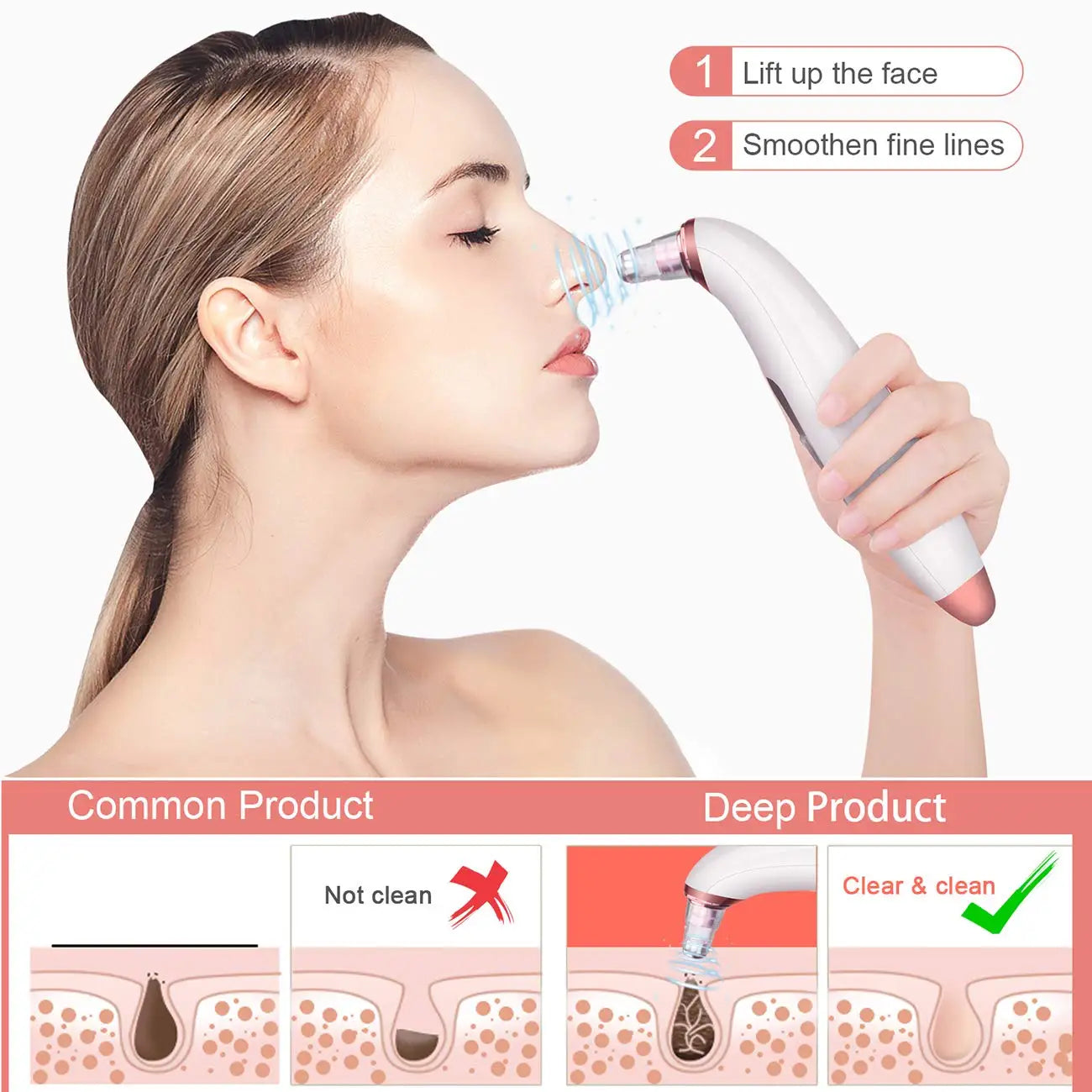 🌀 Smart Pore Vacuum with HD Camera – Watch Your Skin Get Clean! 🔍✨