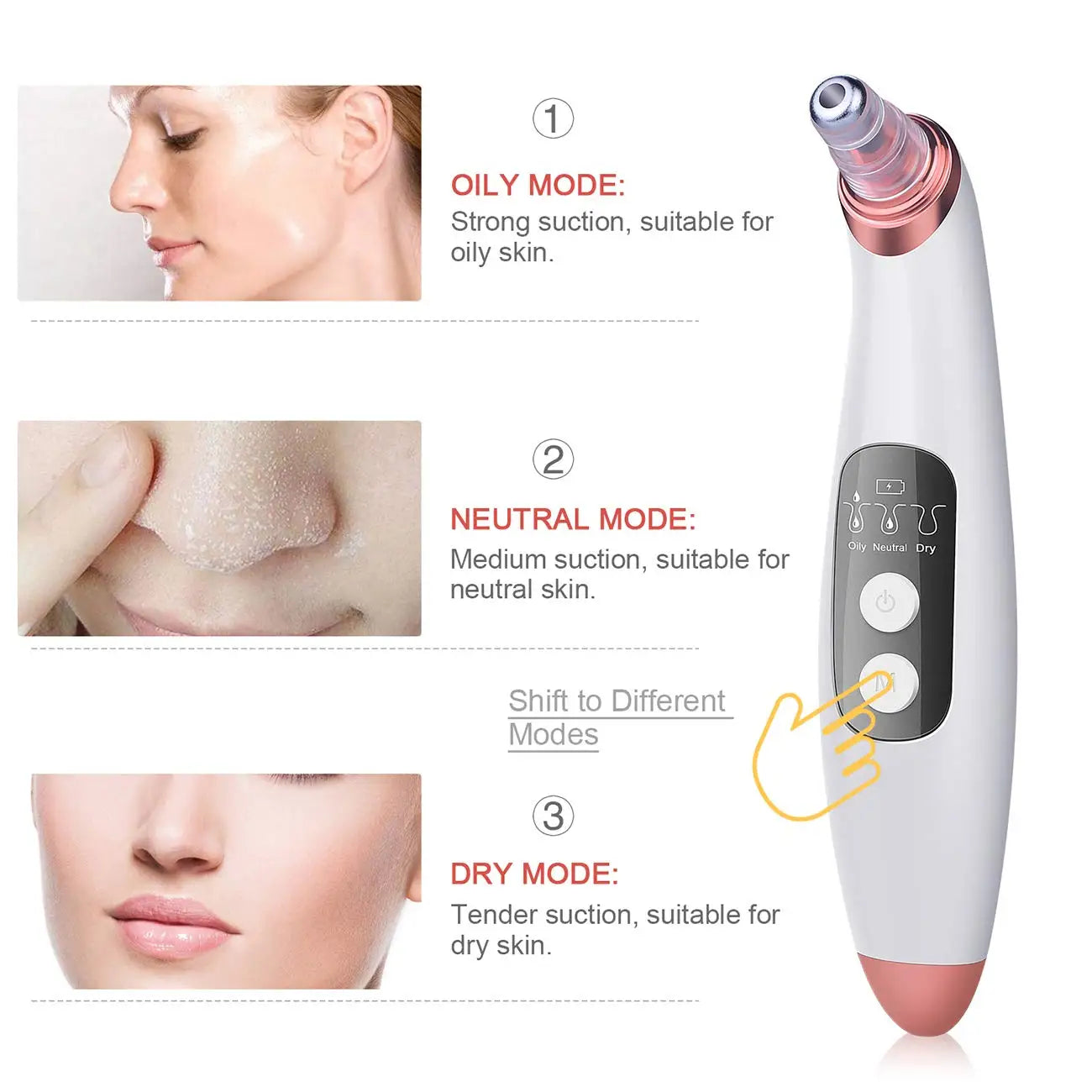 🌀 Smart Pore Vacuum with HD Camera – Watch Your Skin Get Clean! 🔍✨