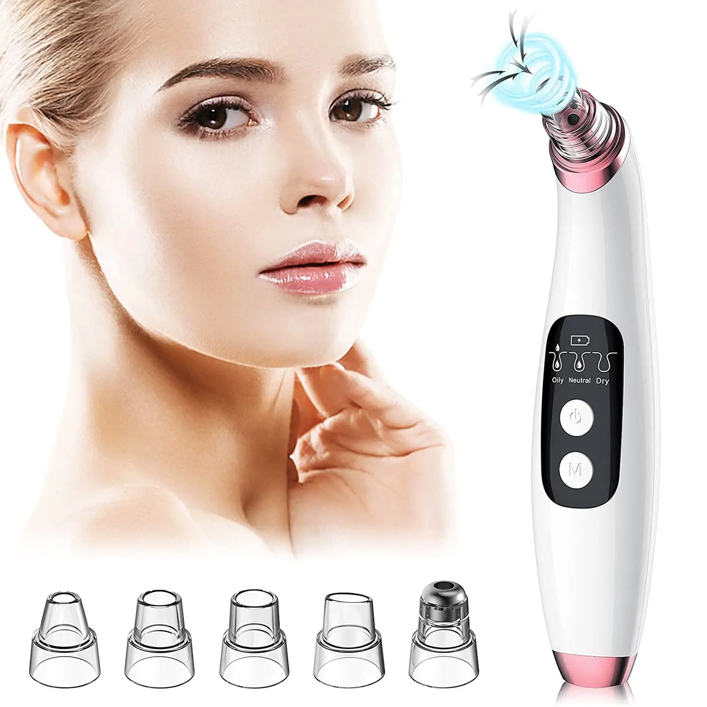 🌀 Smart Pore Vacuum with HD Camera – Watch Your Skin Get Clean! 🔍✨