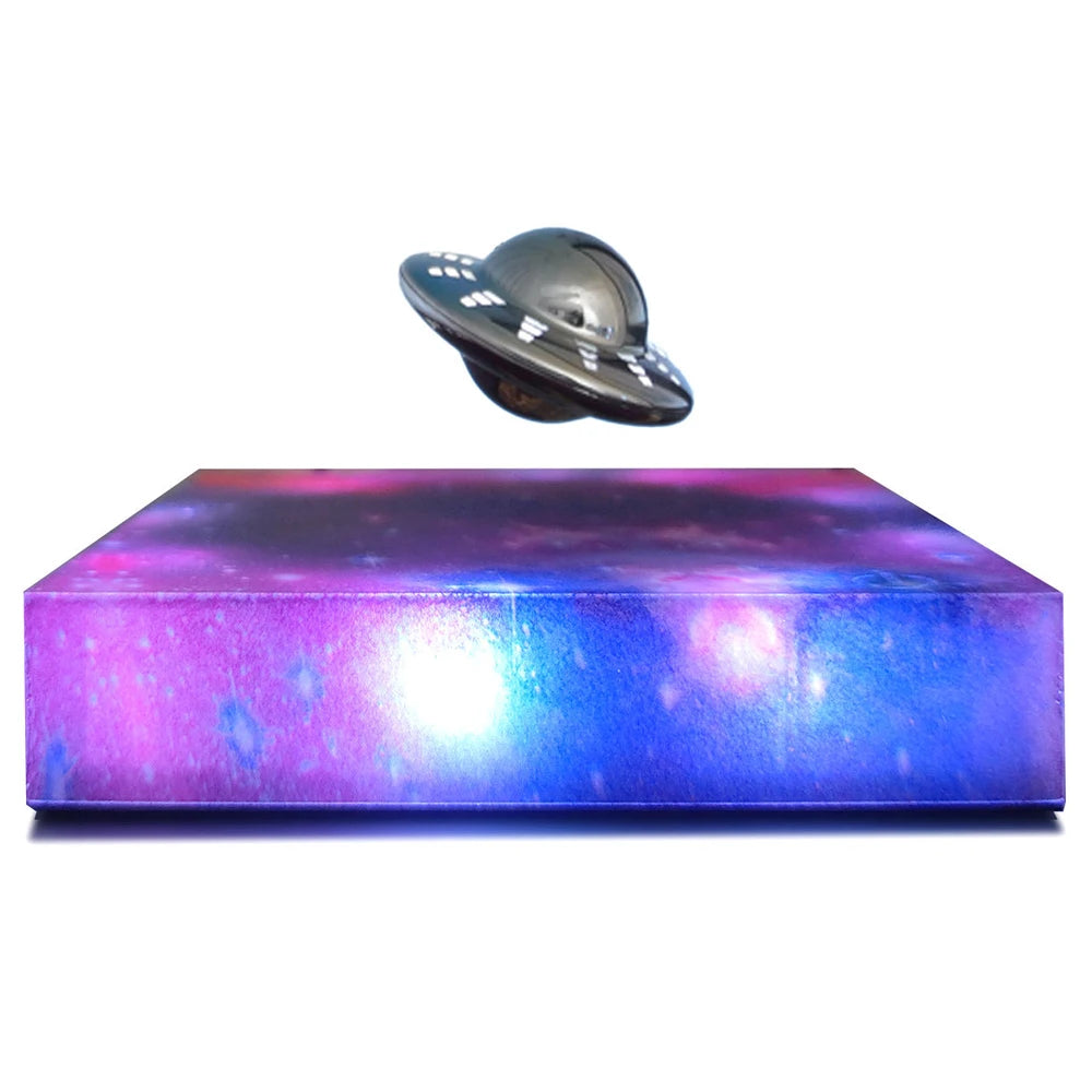 Magnetic Floating LED Night Lamp – Rotating Levitation Desk Light