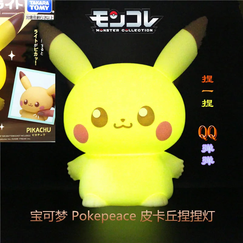 Pokémon PokePeace Night Lamp – Pikachu, Piplup & Rowlet (Takara Tomy)