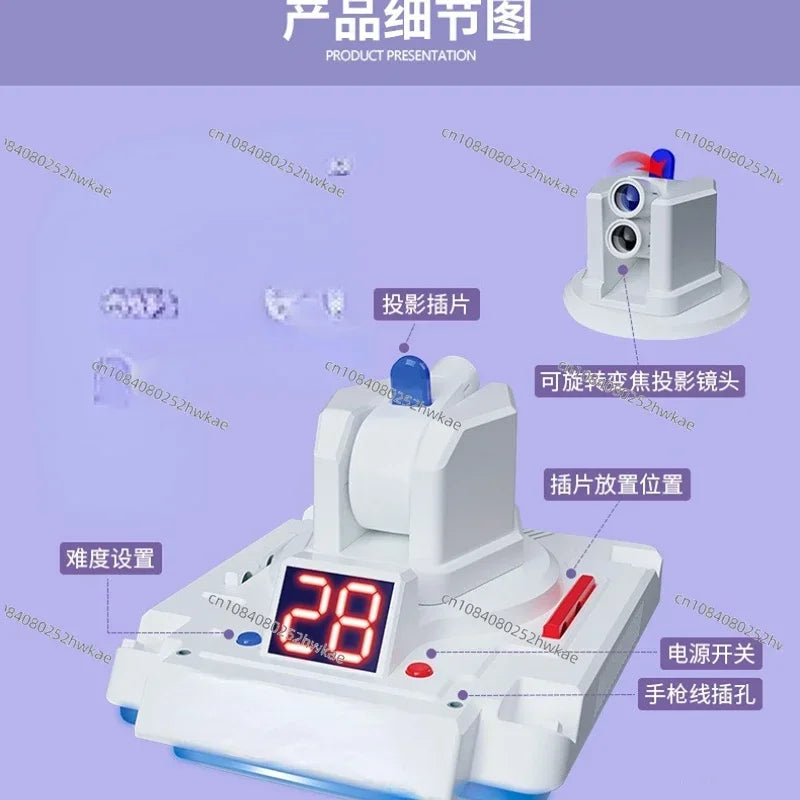 Dual Player Video Game Gun โ Interactive Projection Shooting Toy