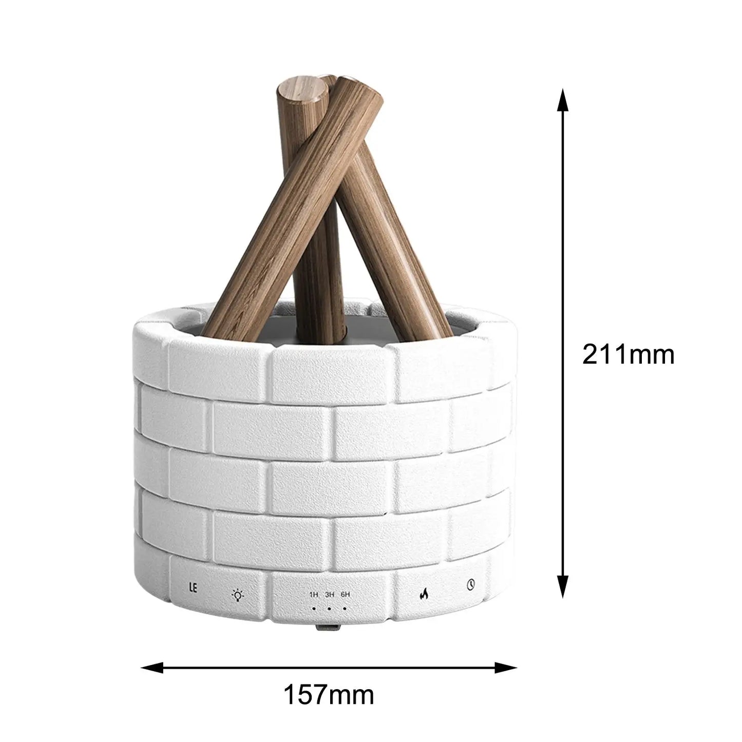 Flame Effect Essential Oil Diffuser – Aromatherapy & Relaxation