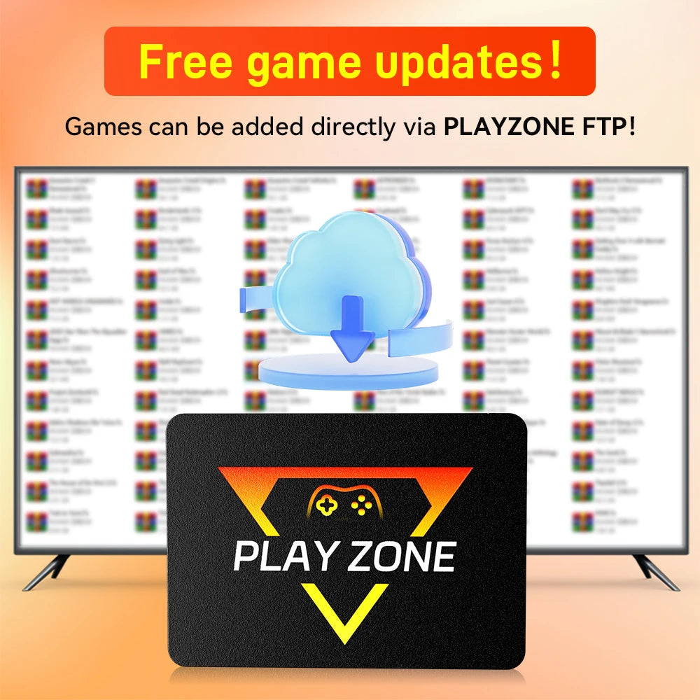 Playzone 1TB – Retro Emulator SSD (16,000+ Games) for PS5/PS4/PS3/Xbox/Switch/Wii/Wii U