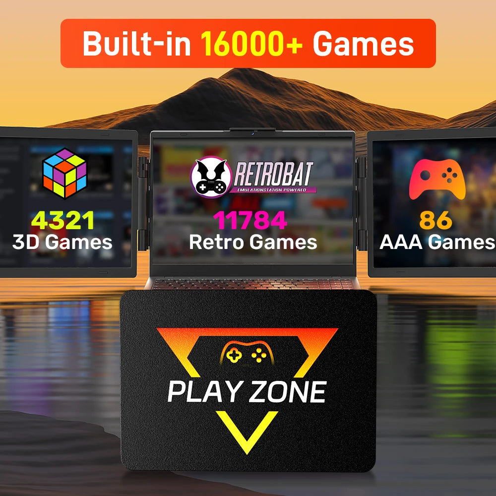 Playzone 1TB – Retro Emulator SSD (16,000+ Games) for PS5/PS4/PS3/Xbox/Switch/Wii/Wii U