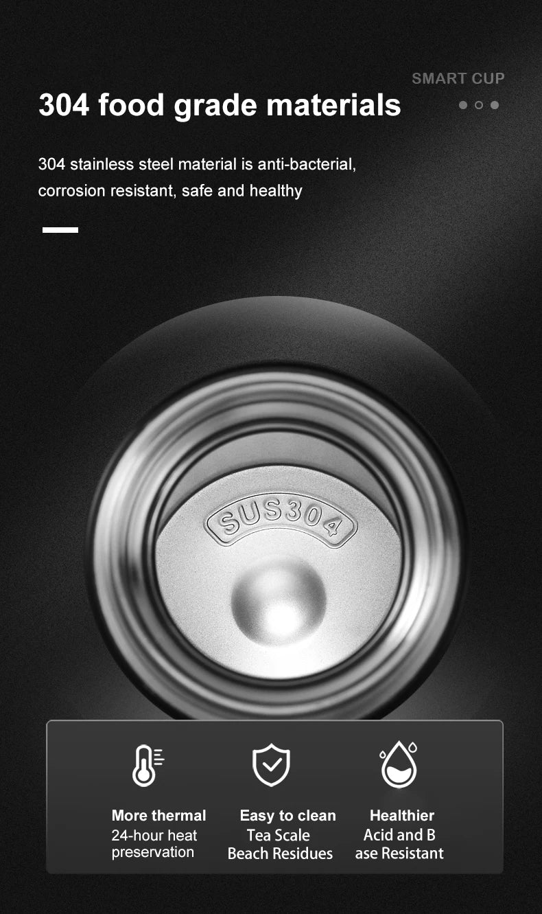 🌡️ Smart LED Thermos Bottle – Sip in Style, Know the Temp! 💧✨