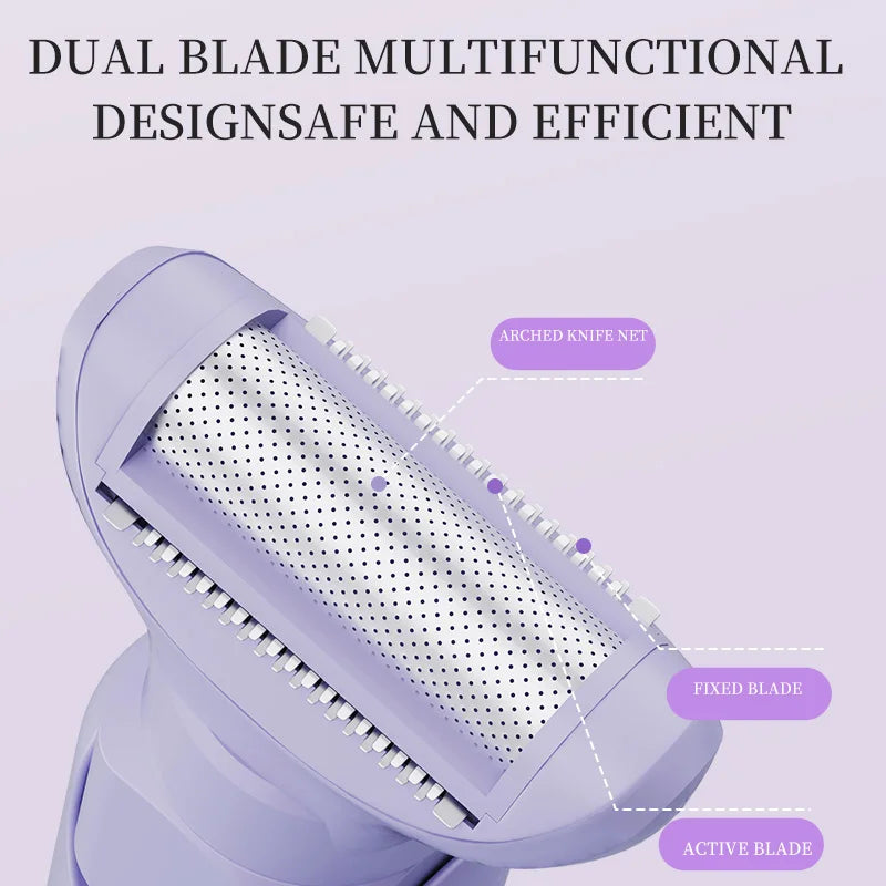💖 5-in-1 Cordless Electric Shaver for Women – Smooth Skin Anytime, Anywhere! ✨