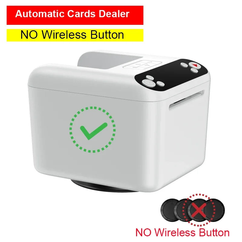 AutoCard™ 360° Poker Card Shuffler – OLED Display & Rechargeable