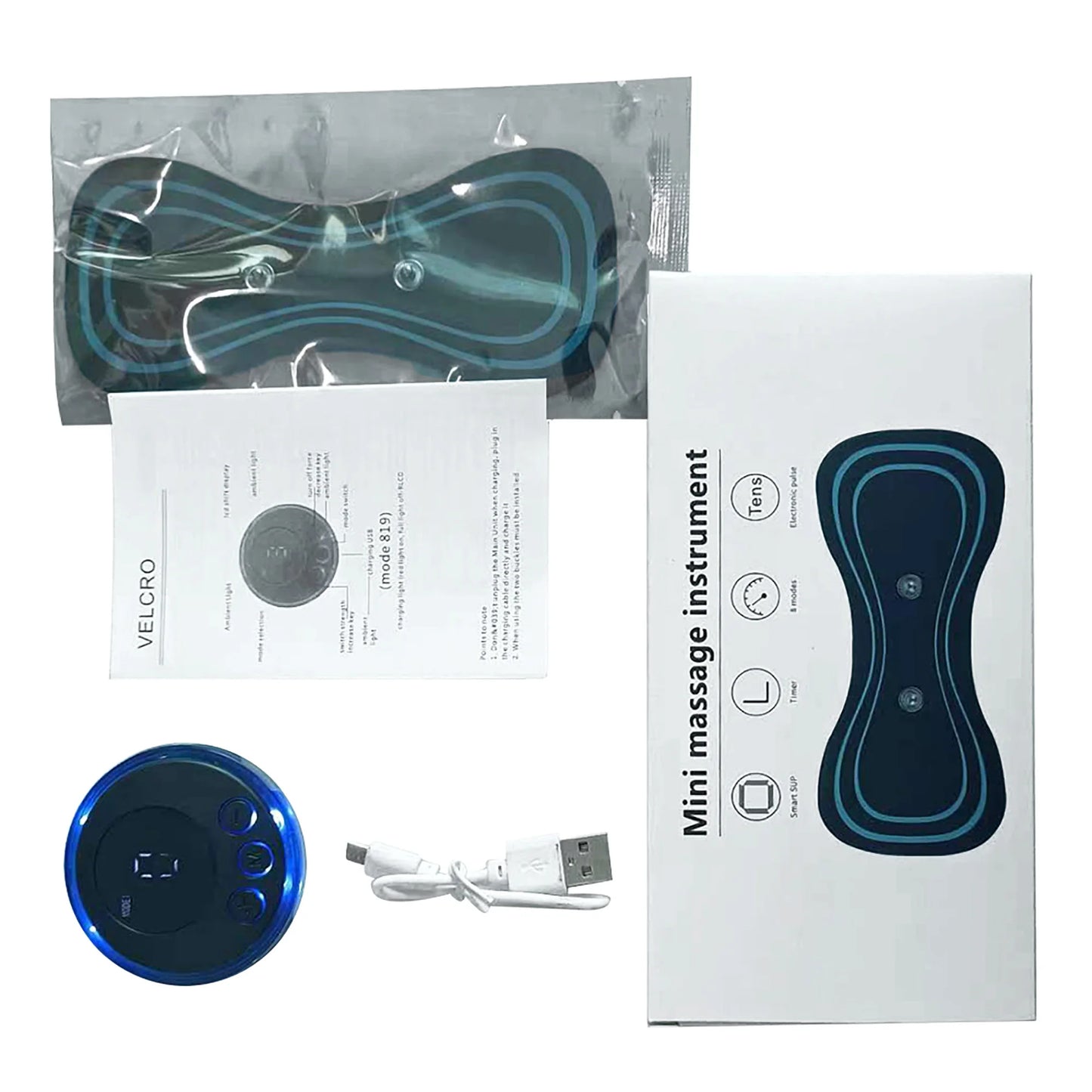 Mini Electric Neck Massager – Wireless & Portable Relief