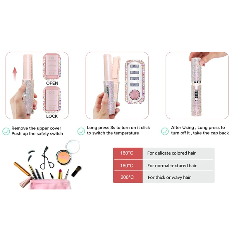 🔥 2-in-1 Electric Hair Straightening Brush – Smooth. Style. Slay. 💁♀️✨