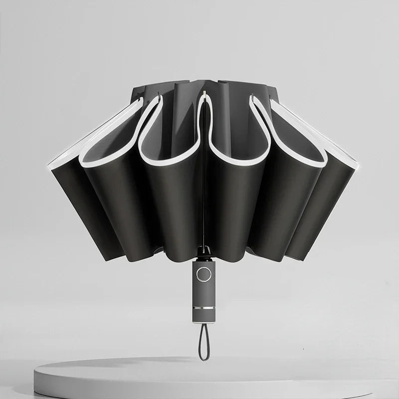 AutoFold LED Umbrella – Weatherproof