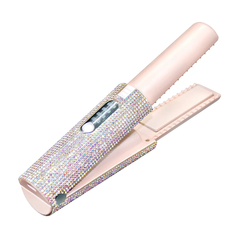 🔥 2-in-1 Electric Hair Straightening Brush – Smooth. Style. Slay. 💁♀️✨