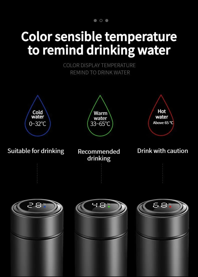 🌡️ Smart LED Thermos Bottle – Sip in Style, Know the Temp! 💧✨