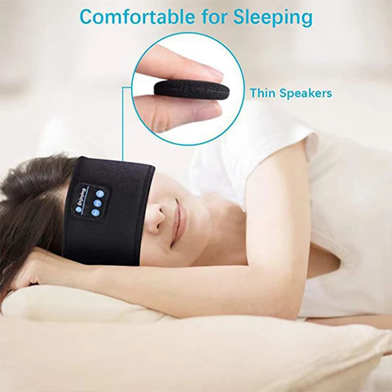 Wireless Sleep Headband – Bluetooth Headphones & Eye Mask in One!