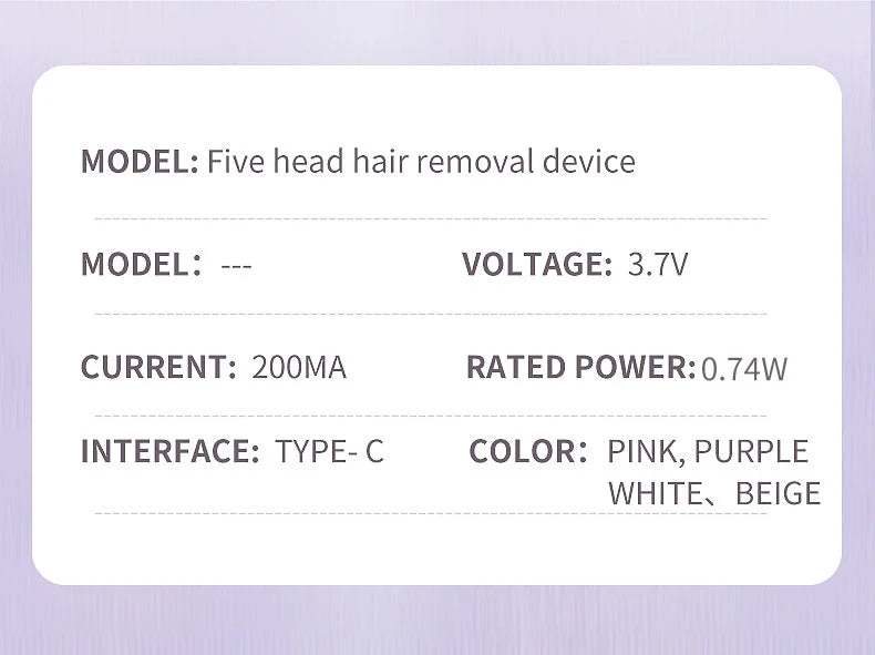 💖 5-in-1 Cordless Electric Shaver for Women – Smooth Skin Anytime, Anywhere! ✨