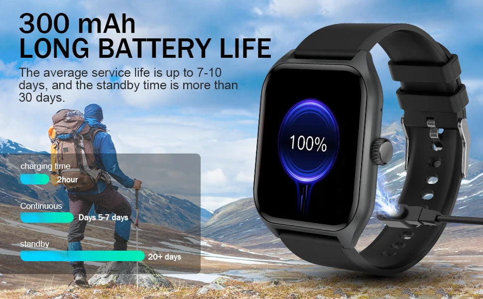 ⌚ AI Smartwatch with HD Display – Style Meets Intelligence 🤖🔥