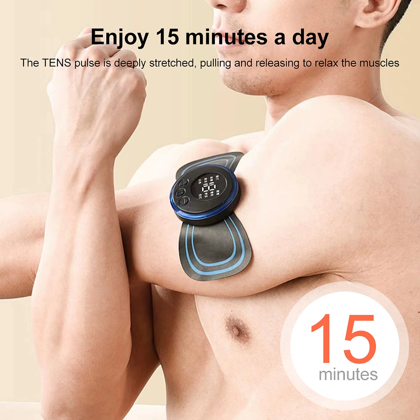 Mini Electric Neck Massager – Wireless & Portable Relief