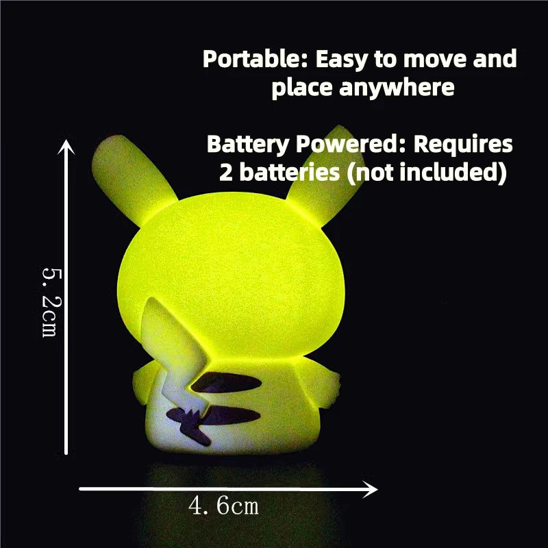 Pokémon PokePeace Night Lamp – Pikachu, Piplup & Rowlet (Takara Tomy)