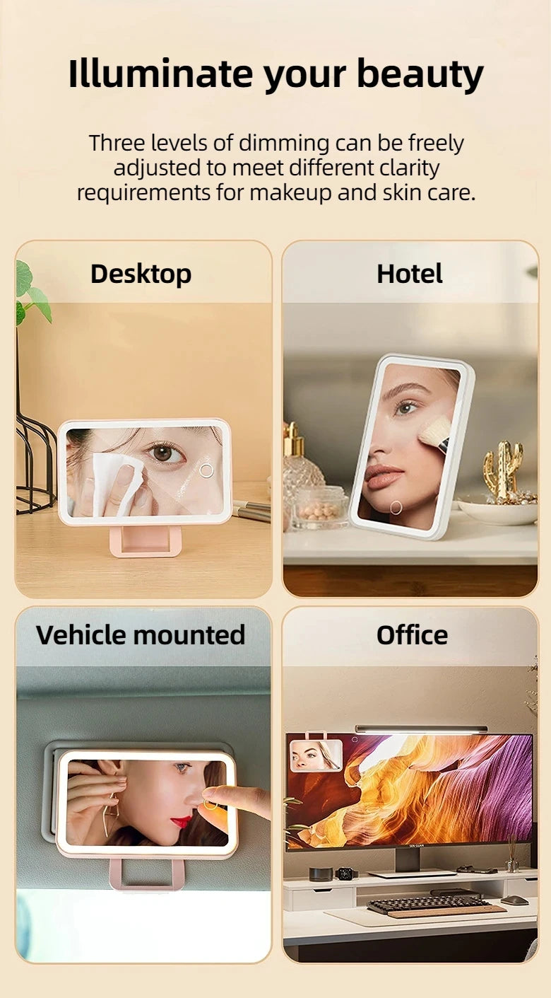 π 3-Color LED Vanity Mirror β Your Makeup, Your Light πβ¨