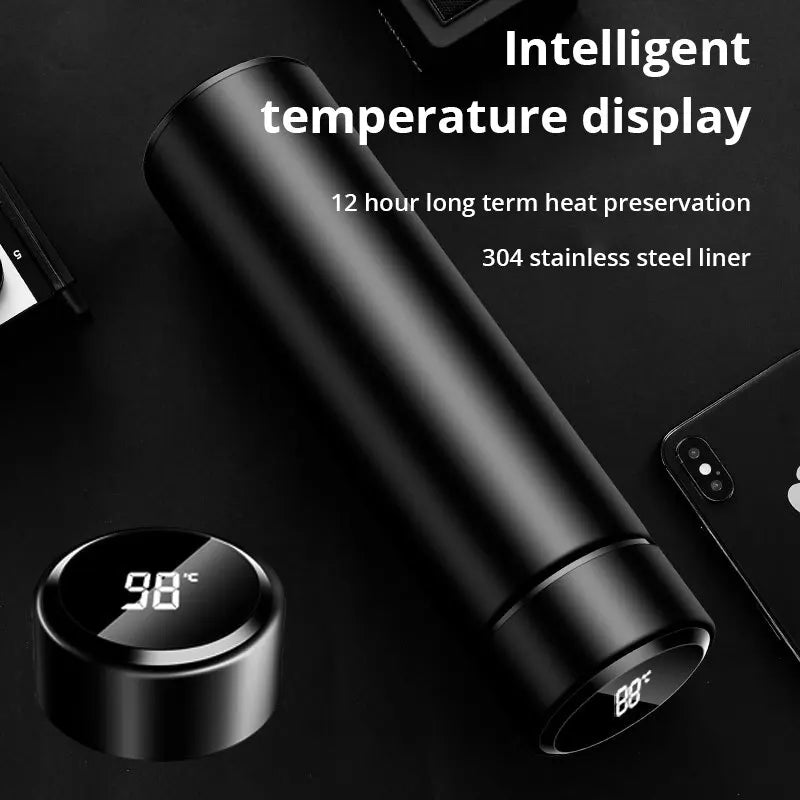 🌡️ Smart LED Thermos Bottle – Sip in Style, Know the Temp! 💧✨
