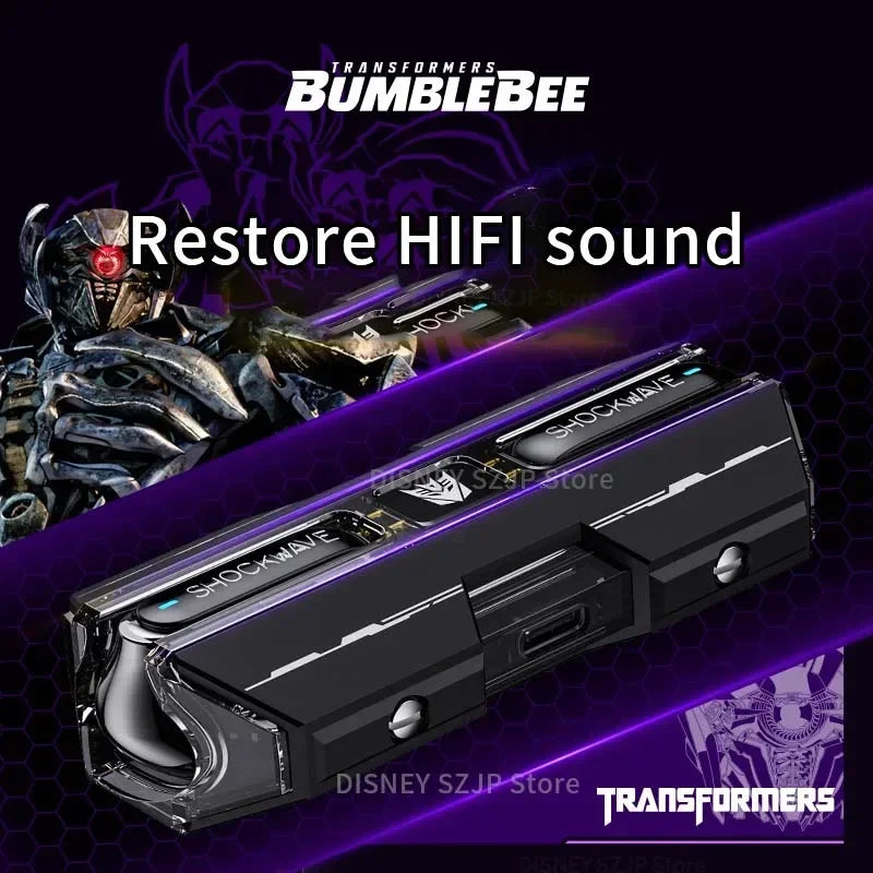 TF-T01 Transformers Bluetooth 5.3 Earbuds – Hi-Fi Sound, Low Latency
