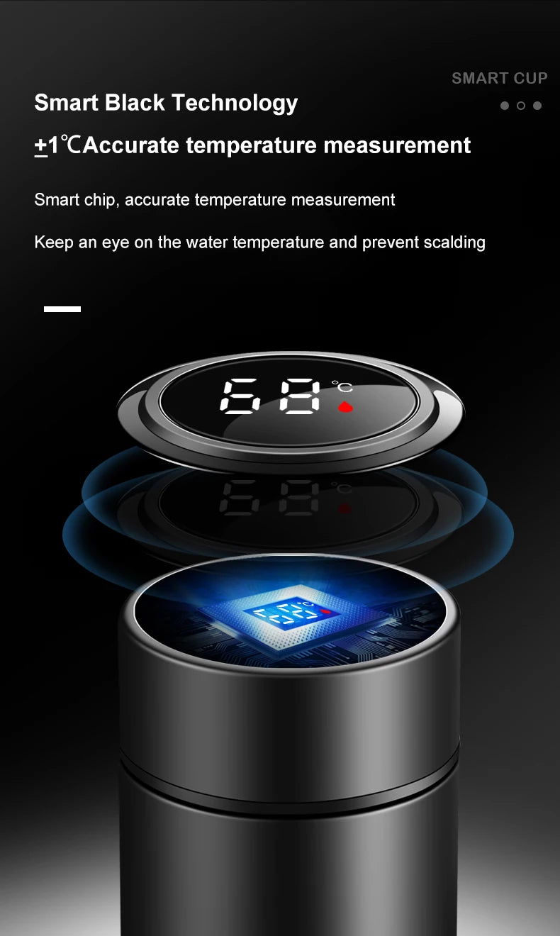 🌡️ Smart LED Thermos Bottle – Sip in Style, Know the Temp! 💧✨