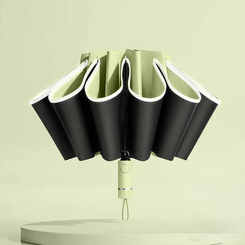AutoFold LED Umbrella – Weatherproof