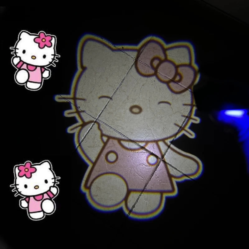 Anime Car LED Projector Light – Cute & Stylish Interior Glow