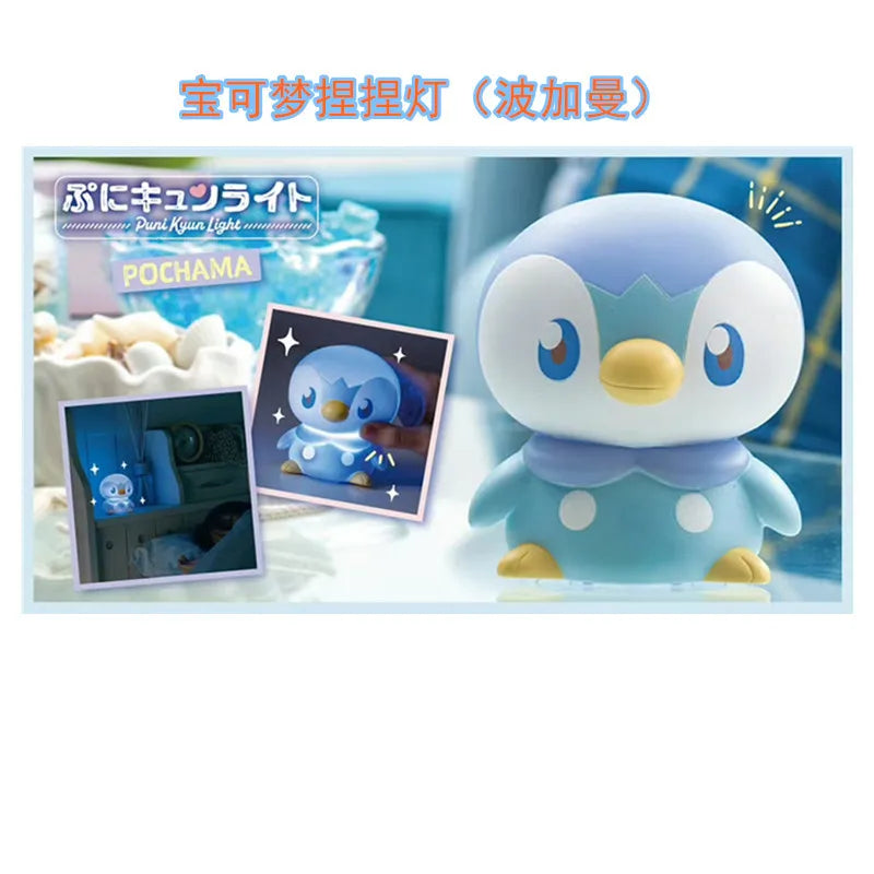 Pokémon PokePeace Night Lamp – Pikachu, Piplup & Rowlet (Takara Tomy)