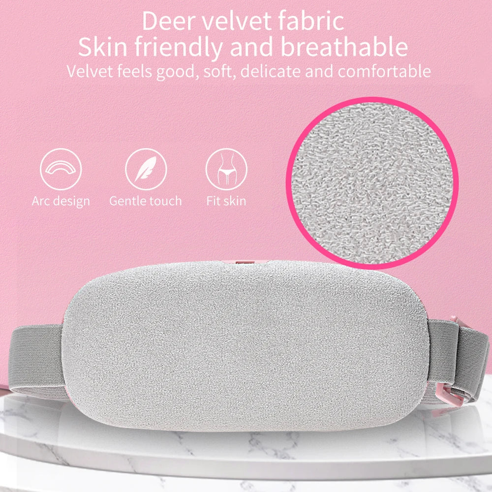🔥 Smart Heated Massage Belt – Ultimate Relief for Menstrual Cramps 💖