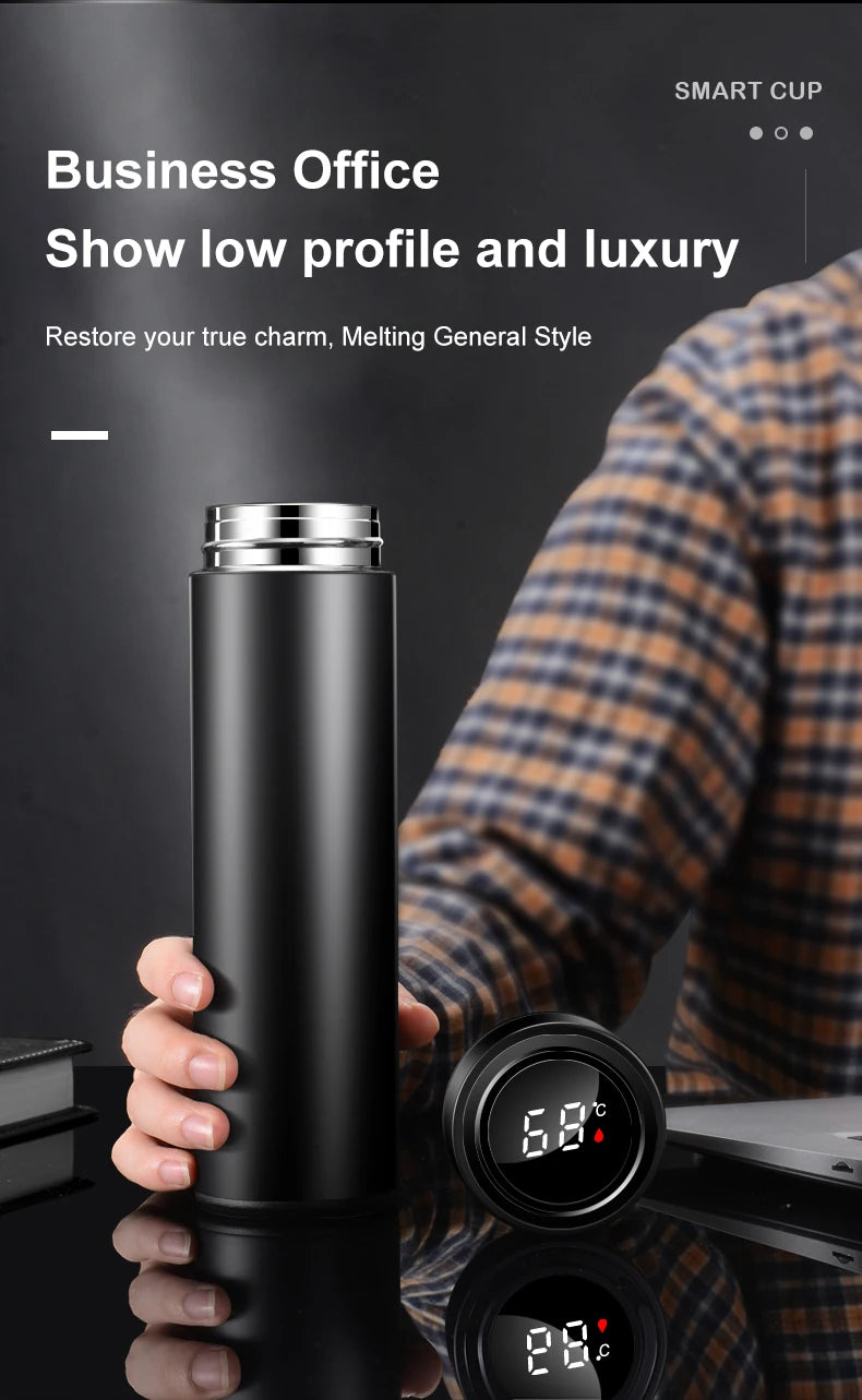 🌡️ Smart LED Thermos Bottle – Sip in Style, Know the Temp! 💧✨
