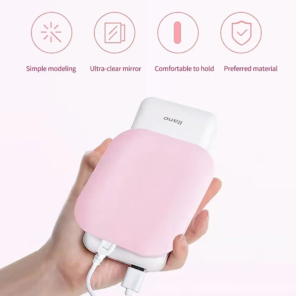 💡 Portable Foldable LED Makeup Mirror – Beauty On the Go! 💄✨