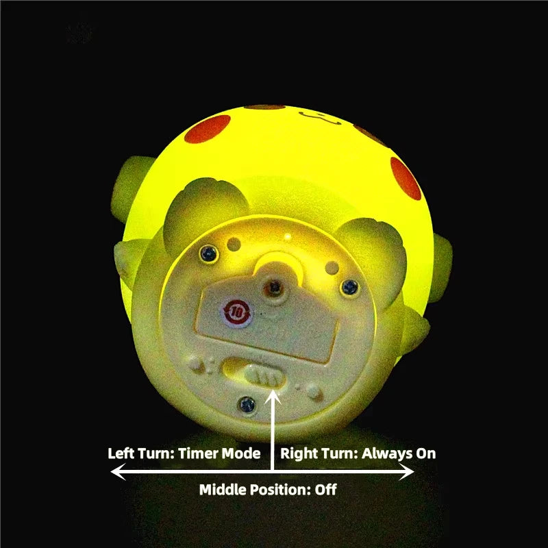 Pokémon PokePeace Night Lamp – Pikachu, Piplup & Rowlet (Takara Tomy)