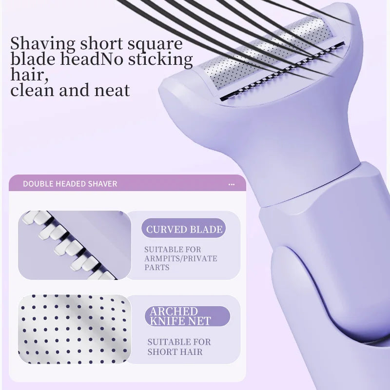 💖 5-in-1 Cordless Electric Shaver for Women – Smooth Skin Anytime, Anywhere! ✨