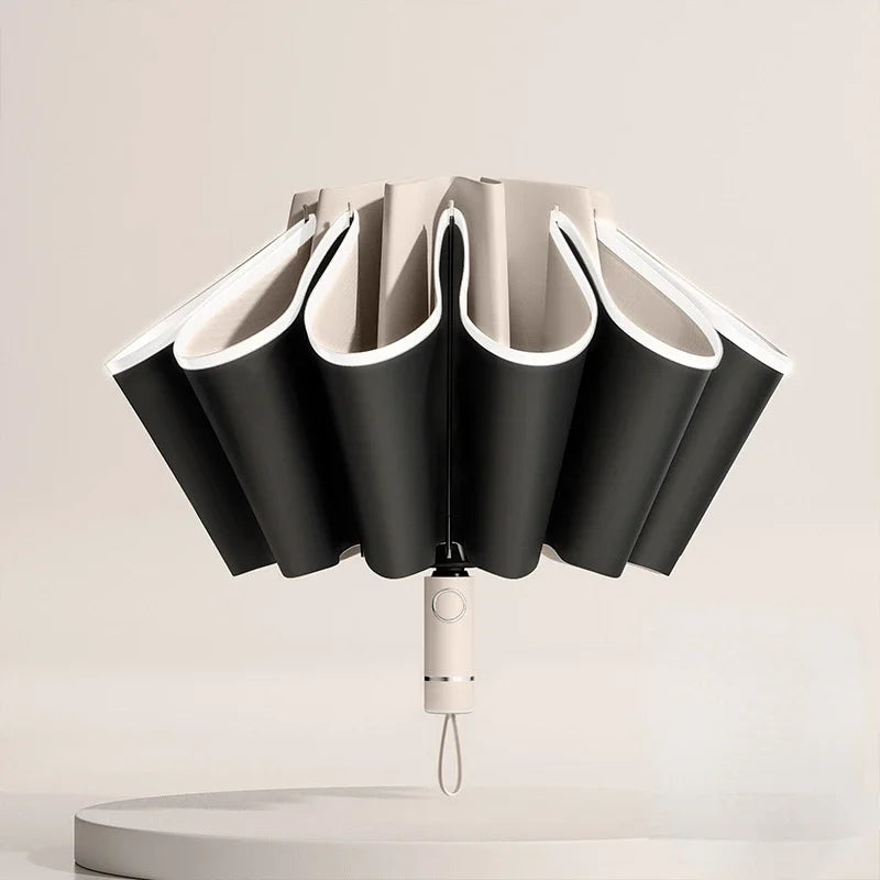 AutoFold LED Umbrella – Weatherproof