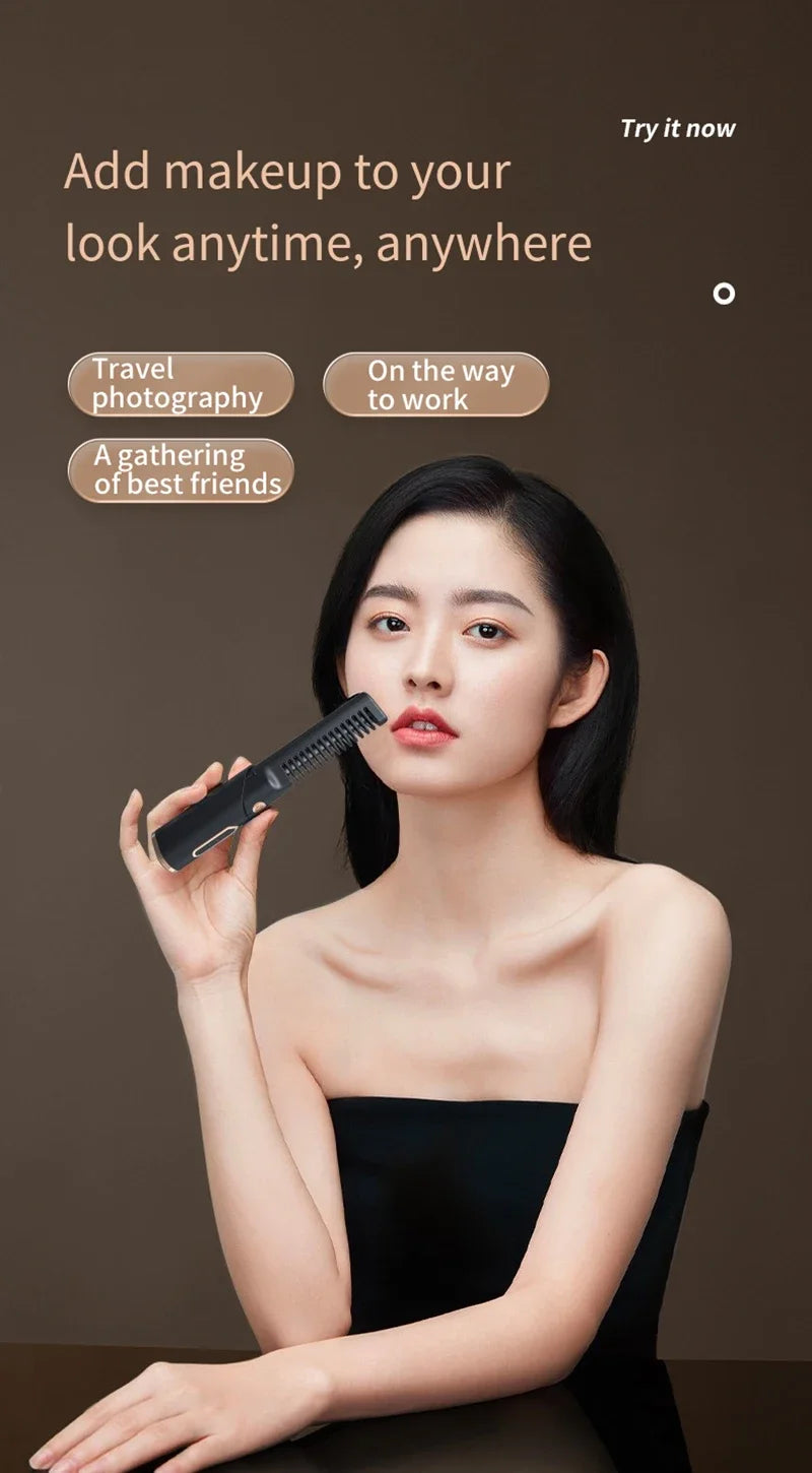 πββοΈ Wireless 2-in-1 Hair Straightening Brush β Smooth Hair, Anywhere! β¨π₯