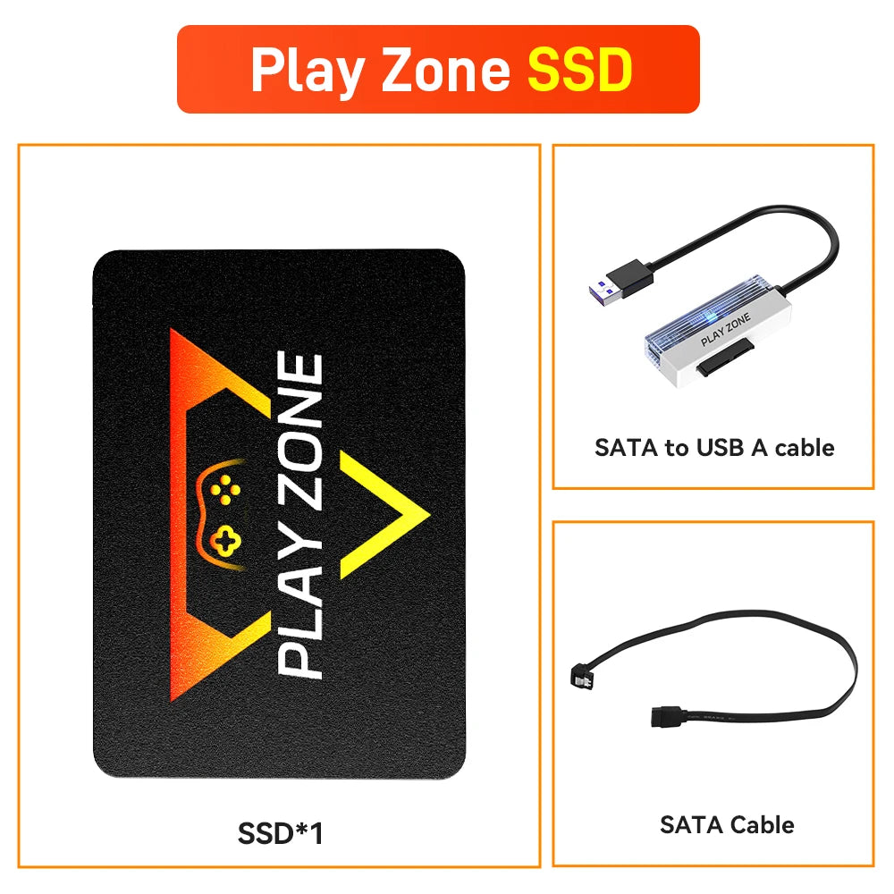 Playzone 1TB – Retro Emulator SSD (16,000+ Games) for PS5/PS4/PS3/Xbox/Switch/Wii/Wii U