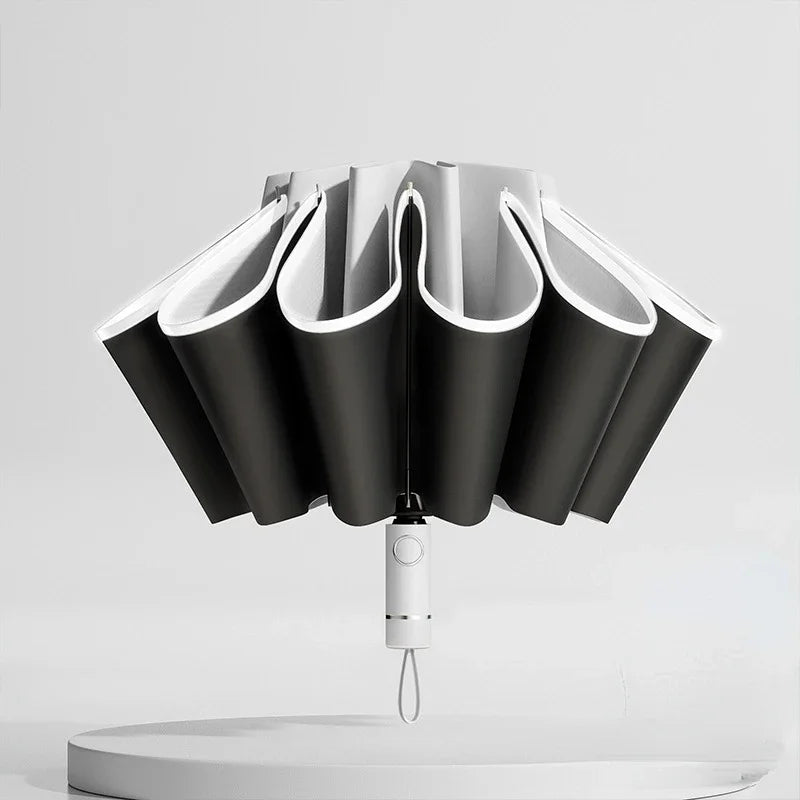 AutoFold LED Umbrella – Weatherproof