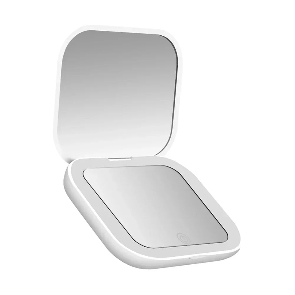 💡 Portable Foldable LED Makeup Mirror – Beauty On the Go! 💄✨