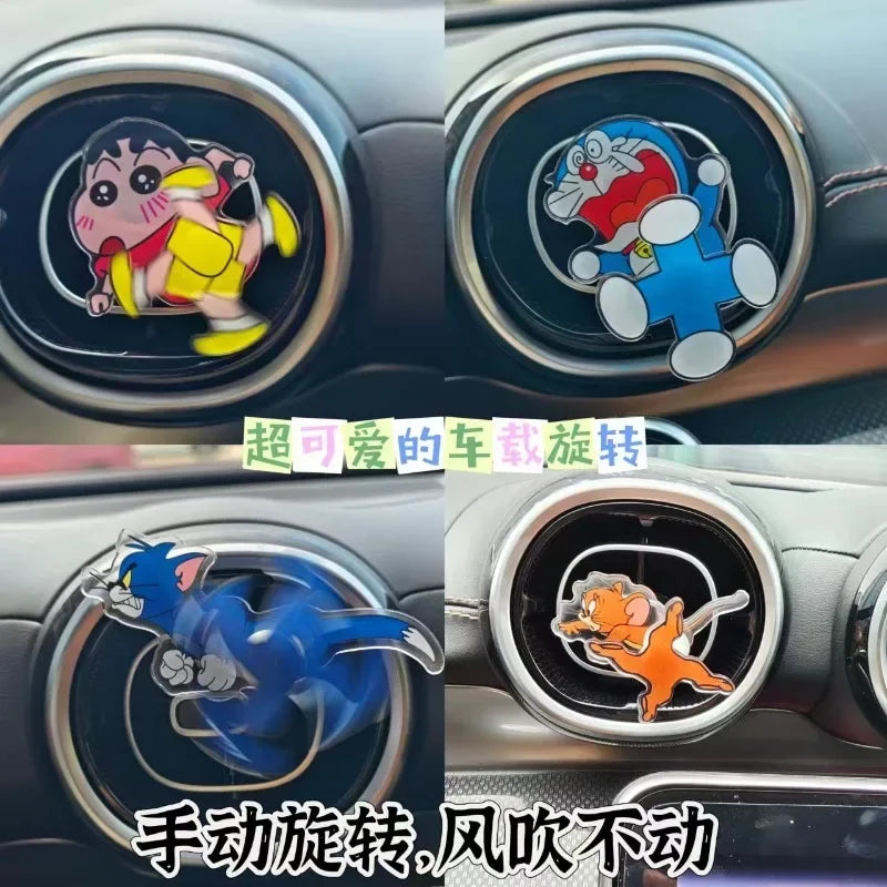 Crayon Shin-Chan Car Vent Ornament – Anime Acrylic Air Freshener Clip