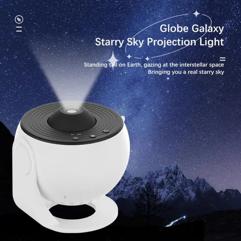 13-in-1 Galaxy Star Projector – 360° Rotating Night Light