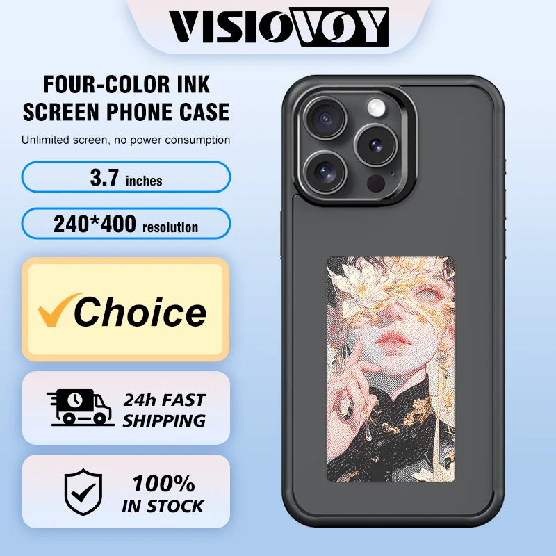 NFC Smart Phone Case – Customizable E-Paper Display
