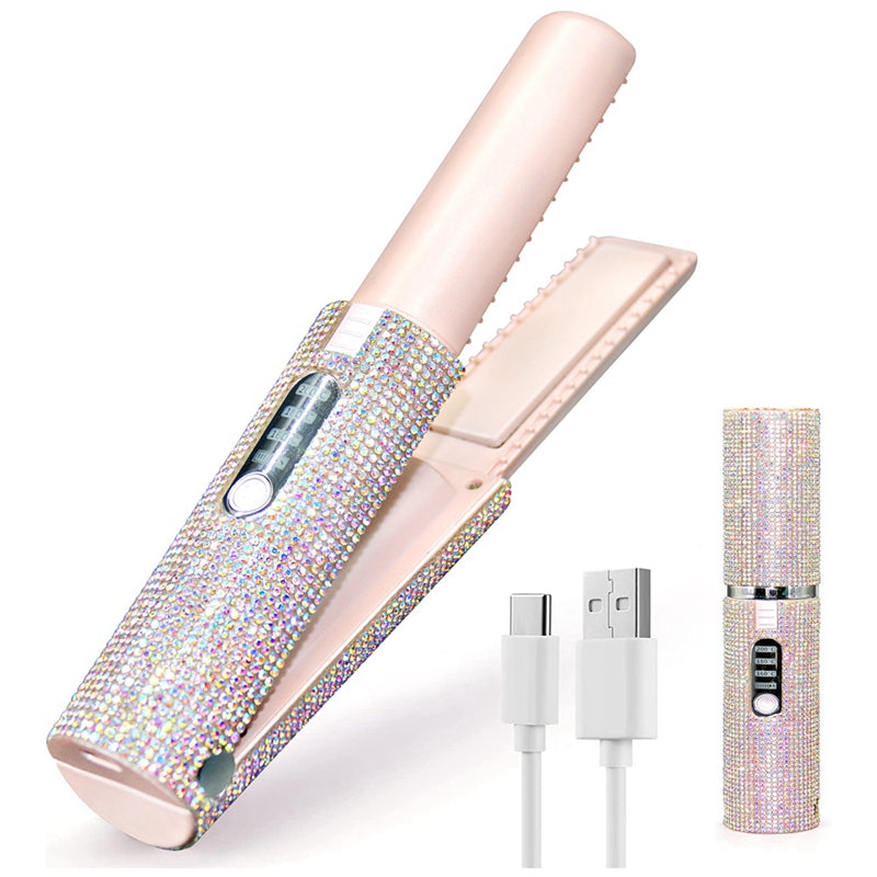 🔥 2-in-1 Electric Hair Straightening Brush – Smooth. Style. Slay. 💁♀️✨