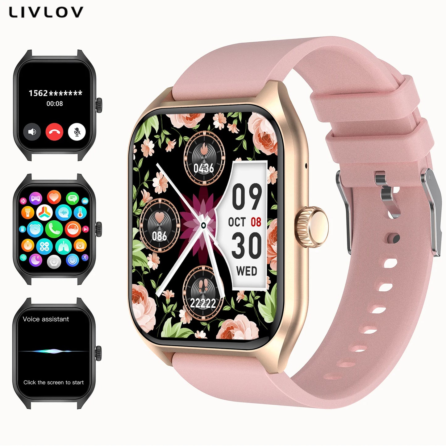 ⌚ AI Smartwatch with HD Display – Style Meets Intelligence 🤖🔥