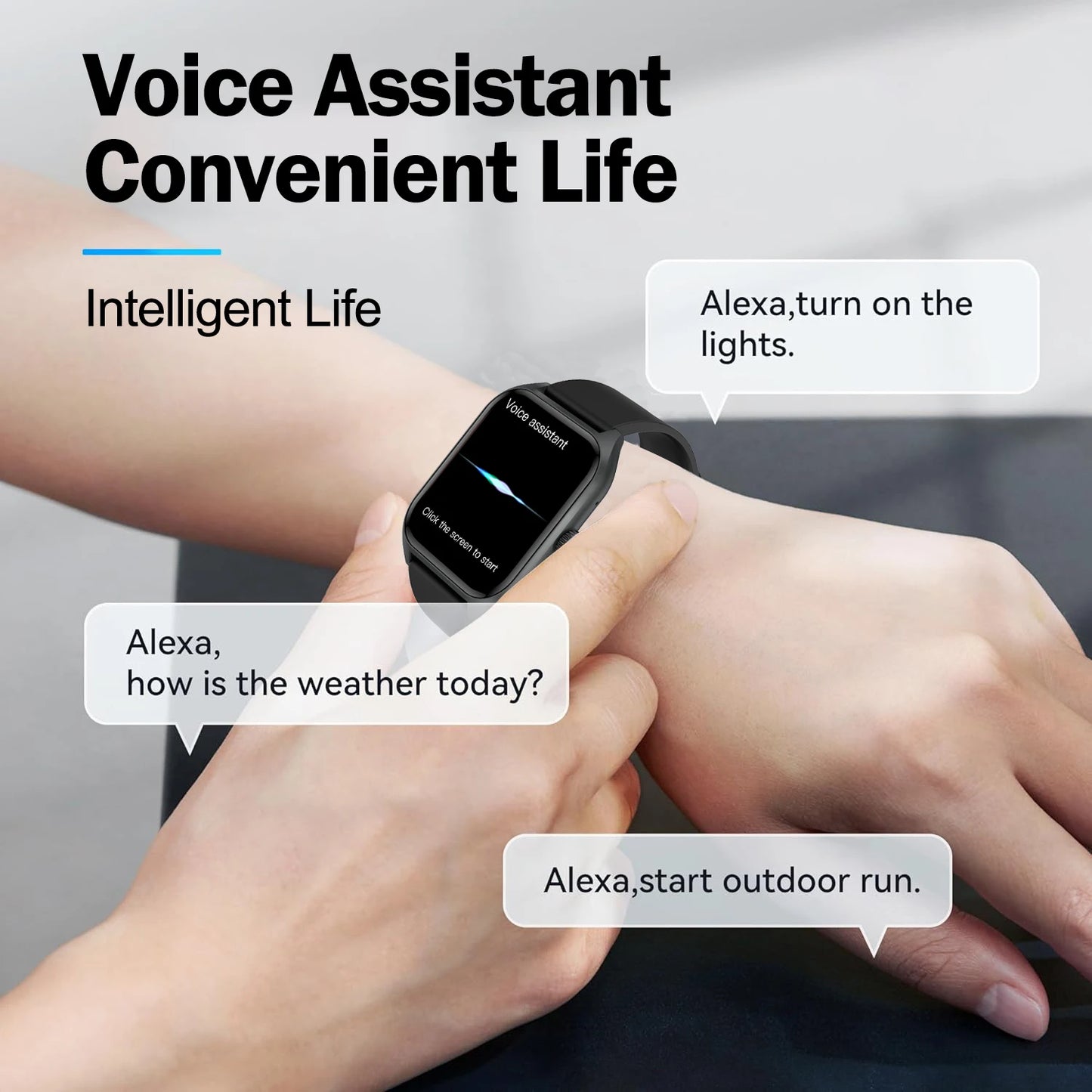 ⌚ AI Smartwatch with HD Display – Style Meets Intelligence 🤖🔥