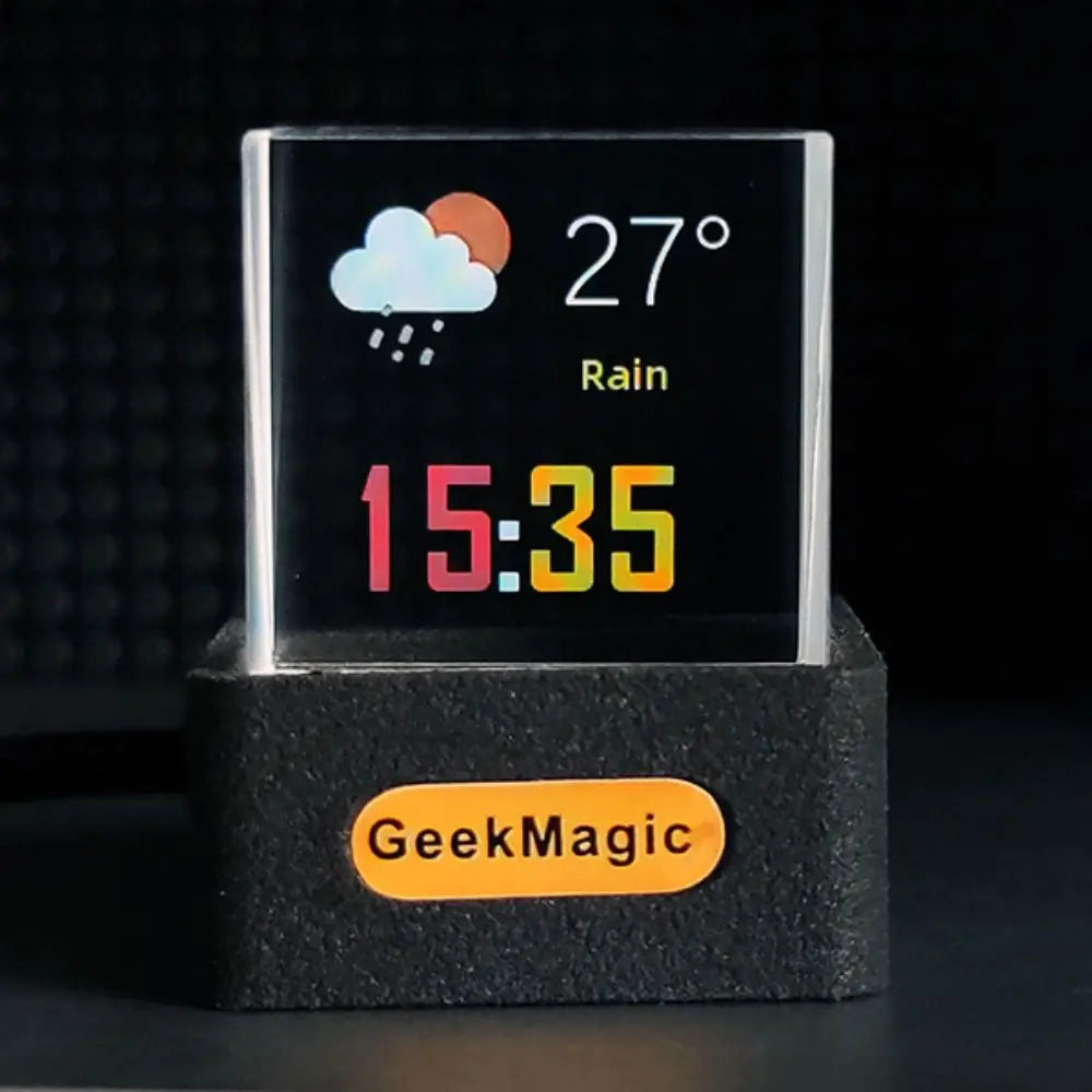Smart WiFi Weather Station – Digital Alarm Clock & Temperature Display