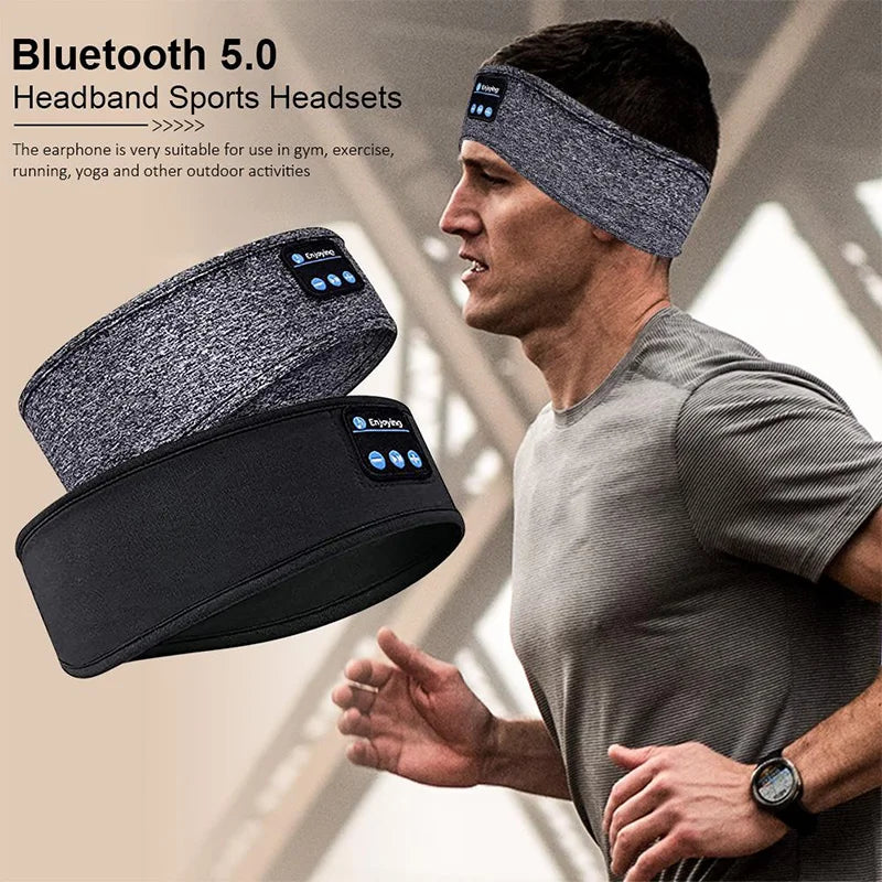 Wireless Sleep Headband – Bluetooth Headphones & Eye Mask in One!