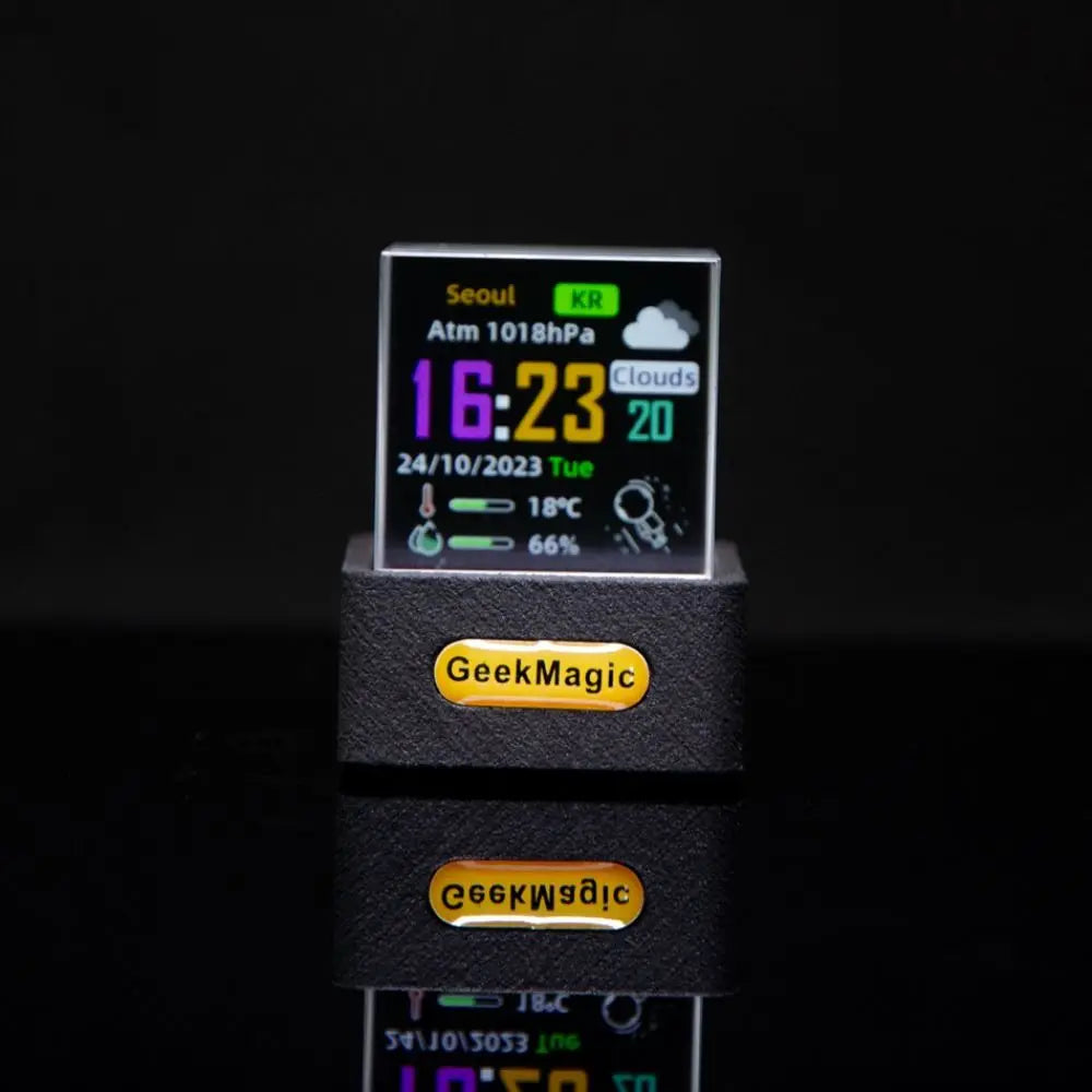 Smart WiFi Weather Station – Digital Alarm Clock & Temperature Display