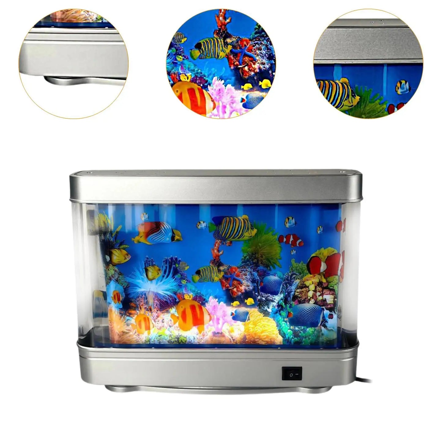 AquaGlow Mood Lamp – Tropical Aquarium Night Light
